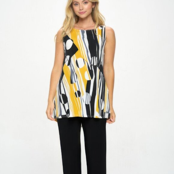 Boat Neckline Print Top - Picture 5 of 6